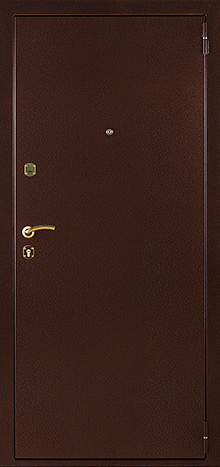 Металлическая дверь МДФ с зеркалом №66